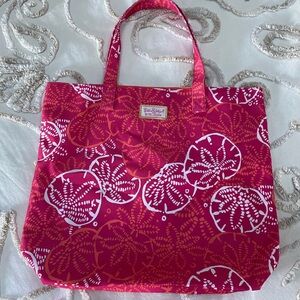 Lilly Pulitzer for Estee Lauder Vibrant Pink Tote Bag